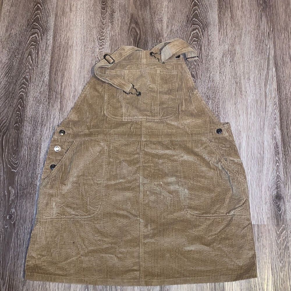 Beige overall dress
